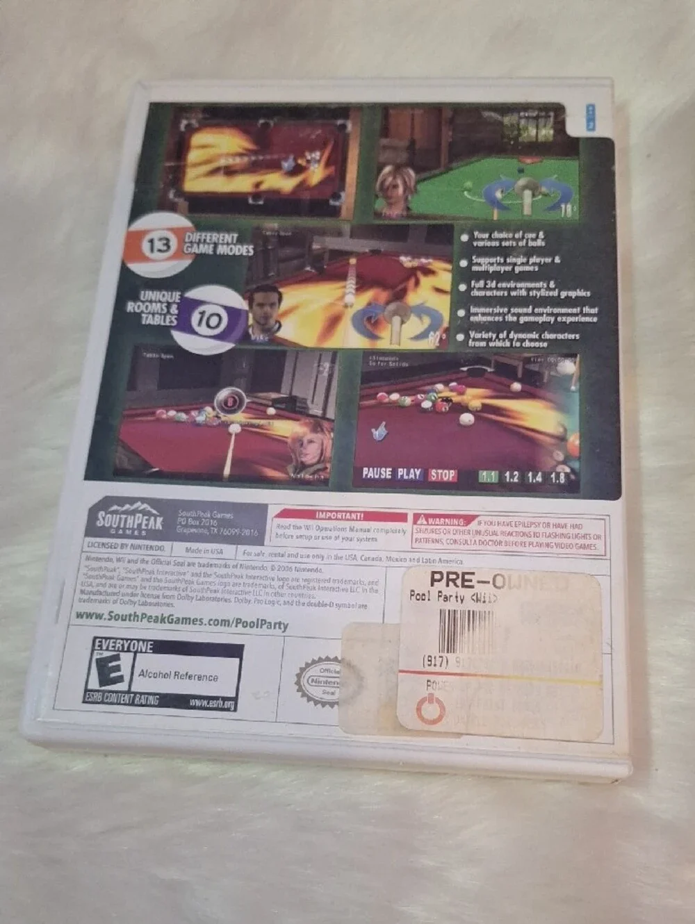 Wii Pro Bowling Game And Wii Pool Party Game